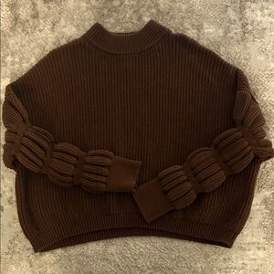 Forever 21 Chocolate Brown Turtleneck Sweater
